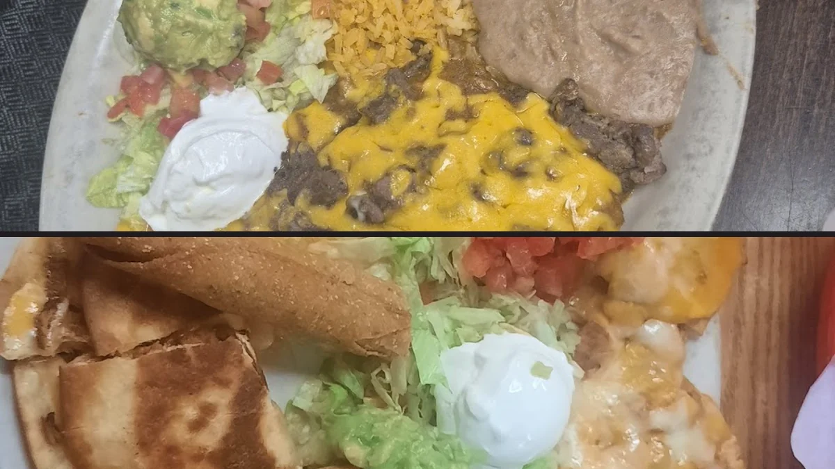 Fresh tacos and chips served on plates.